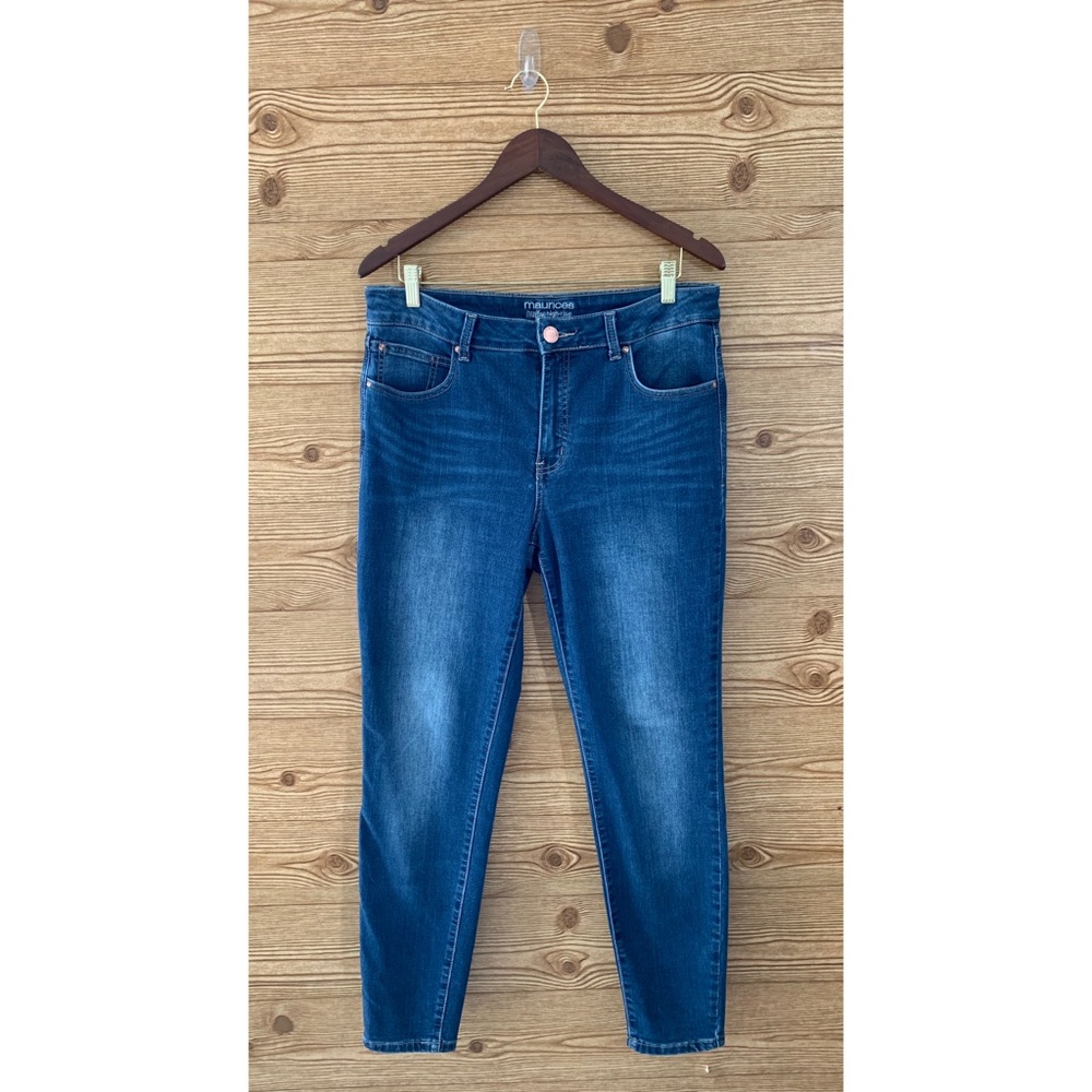 MAURICES HIGH RISE JEAN SKINNY JEANS MEDIUM WASH
